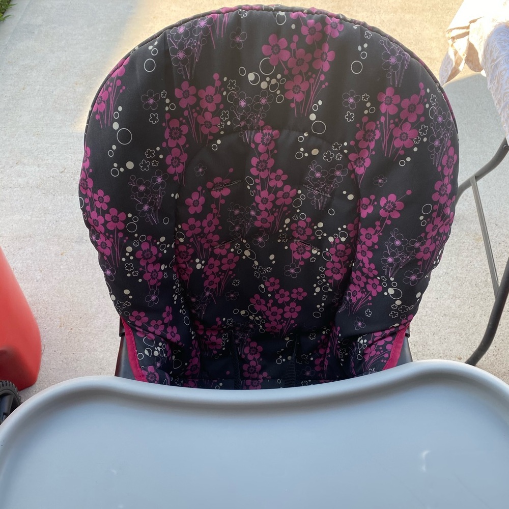 Baby girl high chair